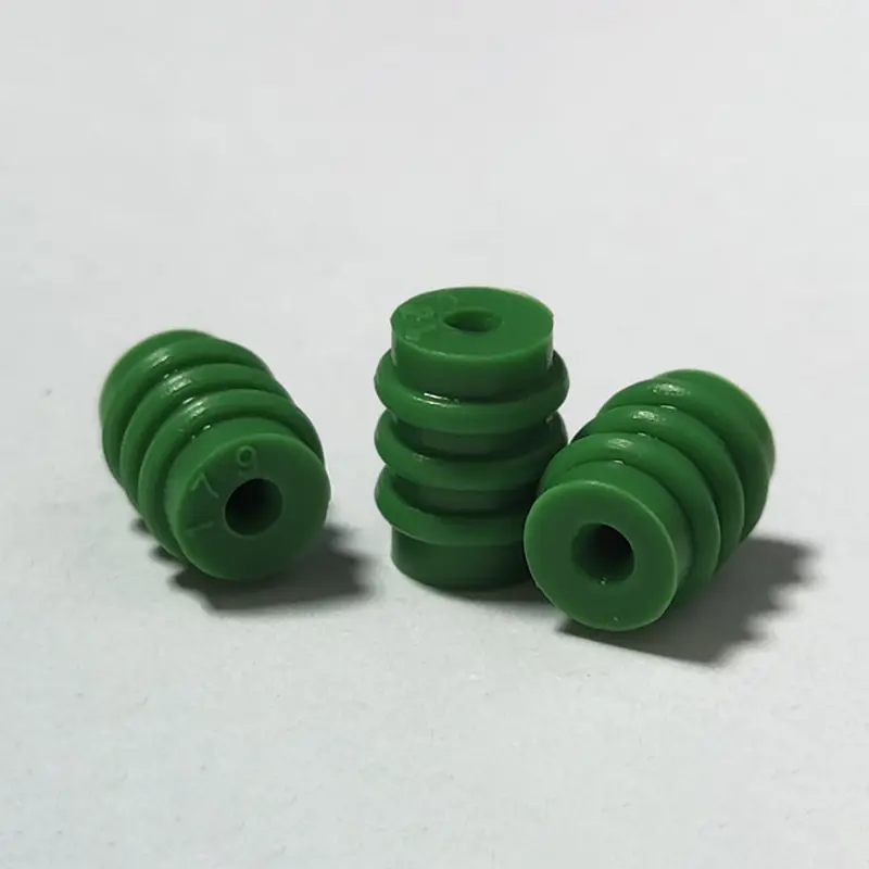 Enchufe de silicona verde de 1.3 mm