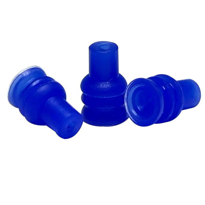 Sello de alambre único azul
