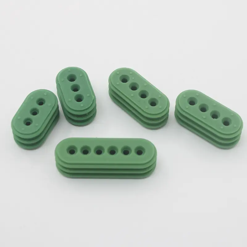 Sellos de conector verde