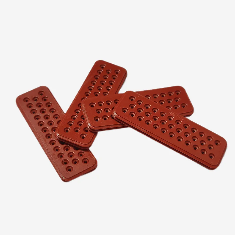 Sello de conector de silicona roja